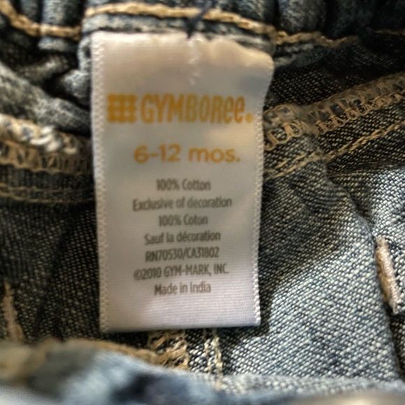 Jamboree girls 6 to 12 months jeans and Old Navy 6 to 12 months pink tap - Picture 8 of 11